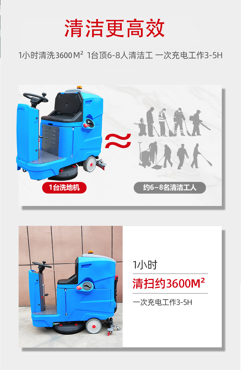 银川驾驶式洗地机更适合用在高铁站